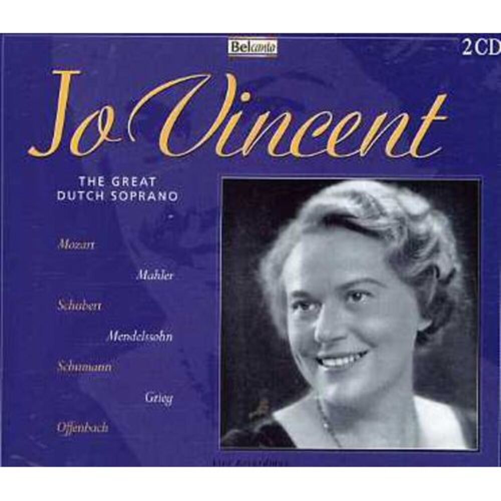 Jo Vincent - Great Dutch Soprano  CD